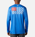 Men's PFG Terminal Tackle Fish Flag Long Sleeve Shirt - Tall