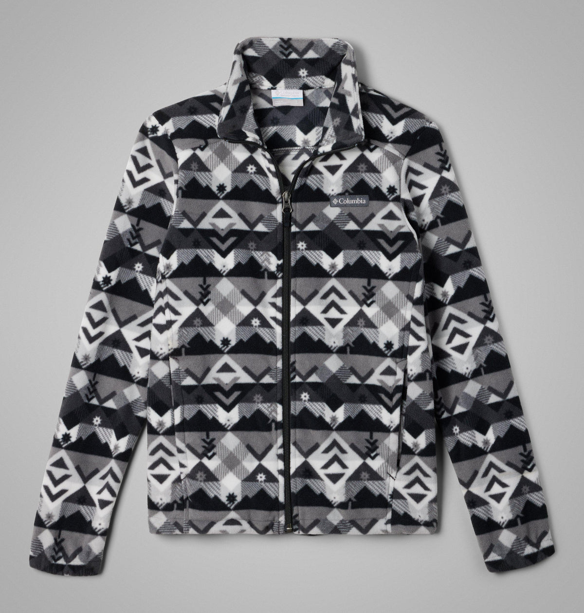 Boys' Castle Dale Printed Full Zip Fleece